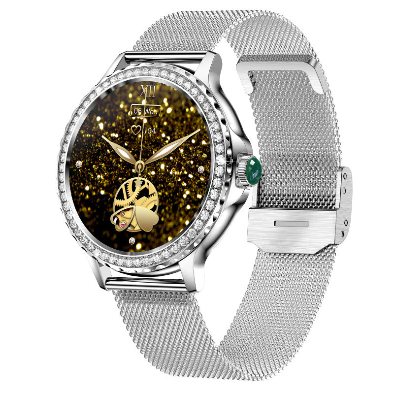 MakerVid™ Luxury Diamond Smart Bracelet - Elegant Women's Fitness Watch