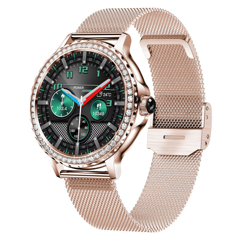 MakerVid™ Luxury Diamond Smart Bracelet - Elegant Women's Fitness Watch